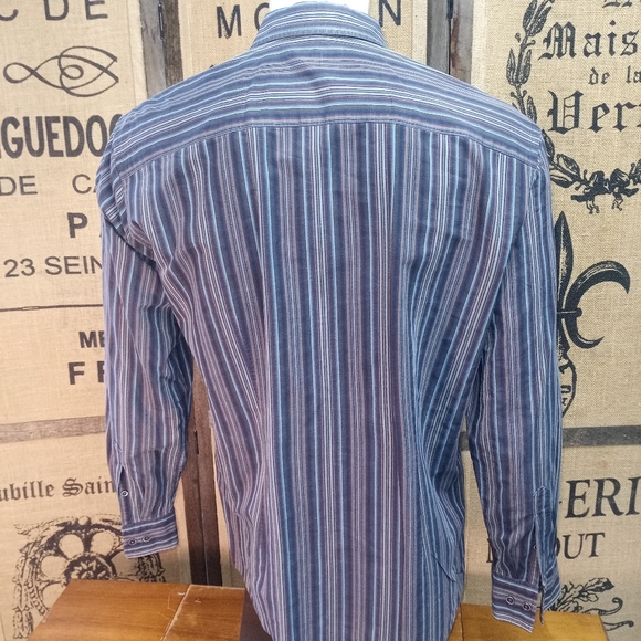 Faconnable Button Up Shirt, M - Picture 4 of 7